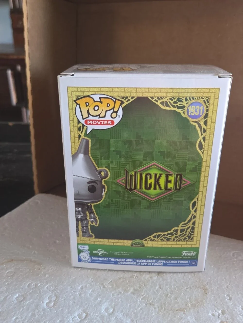 Funko Pop! Movies Wicked Tin Man Metallic Silver Figure